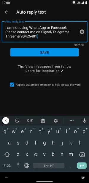 Watomatic  Auto Reply For WhatsApp